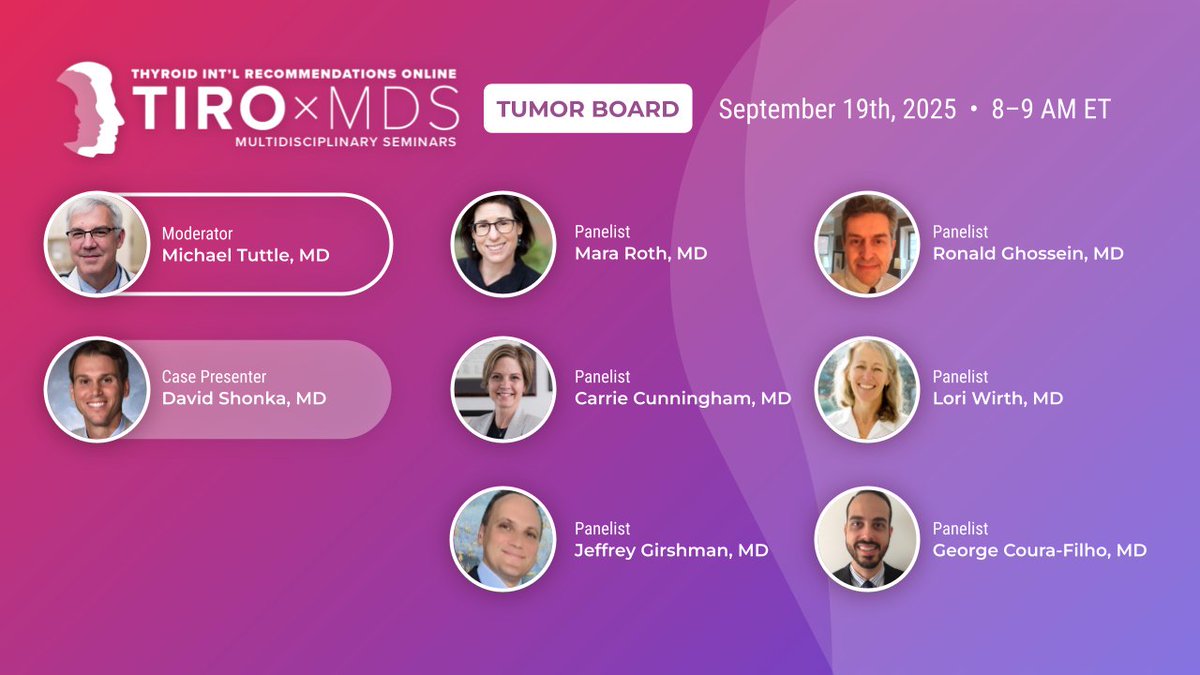 TIRO (Thyroid Int'l Recommendations Online) tweet media