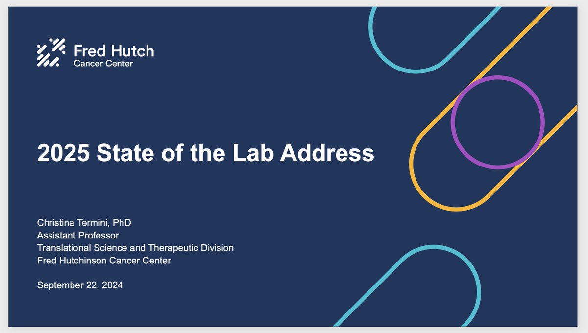It's quite the time the be giving a State of the Lab address, but it's very important to share information with lab members about the status of our lab, our vision, and our strategies for the future. Transparency can make you feel vulnerable, but it's important.