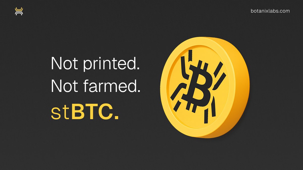 When you're about to leave trenches, there'll be signs .
When you're about to experience massive BTC Yield <a href="/BotanixLabs/">Botanix | Mainnet LIVE 🟢</a> + $sBTC there shall be signs ..