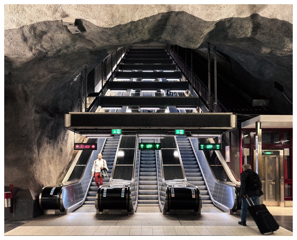 aldosco's tweet photo. Stockholm metro on the Leica LUX app. https://t.co/TM6ZdqIO11