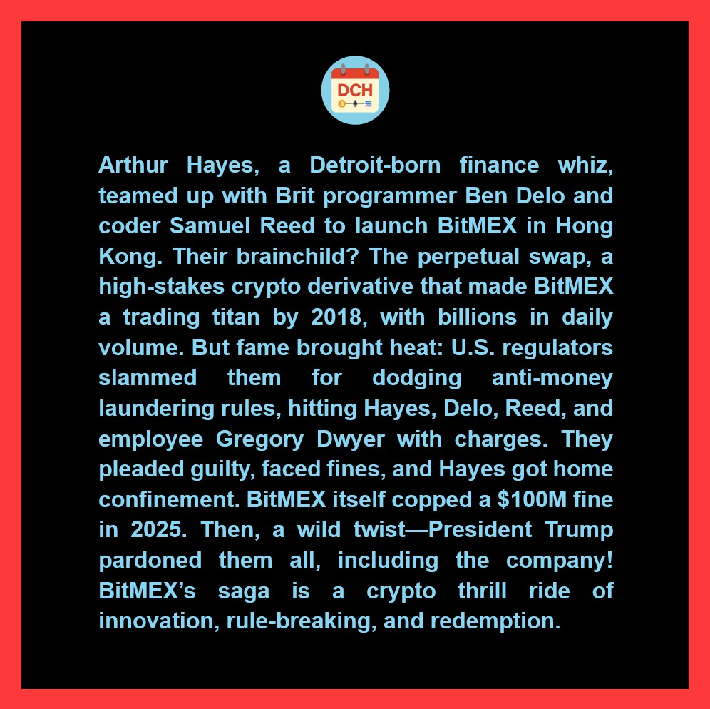 CryptoHistoryX's tweet image. BitMEX: Leveraged Hype

Link to the full article in the comments.

#BitMEX $BTC