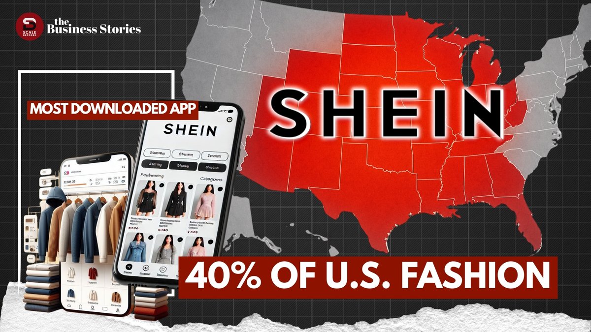 ScaleDecoded's tweet image. Shein isn’t a fashion brand.

It’s a data farm in disguise, harvesting clicks + micro-batching clothes at algorithmic speed.

It didn’t beat Zara &amp;amp; H&amp;amp;M by design.
It beat them by exploiting U.S. trade loopholes.

Now that loophole’s gone… will Shein collapse?