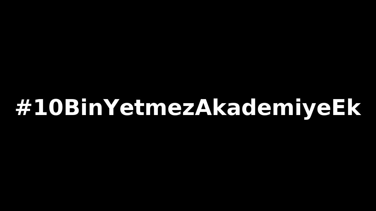 100 binlerce Öğretmen akademi yolunu beklerken sadece 10 bin kontenjan açıklanıyor!

Bu sayı, ihtiyacı da, beklentiyi de, emeği de karşılamıyor.

#10BinYetmezAkademiyeEk
