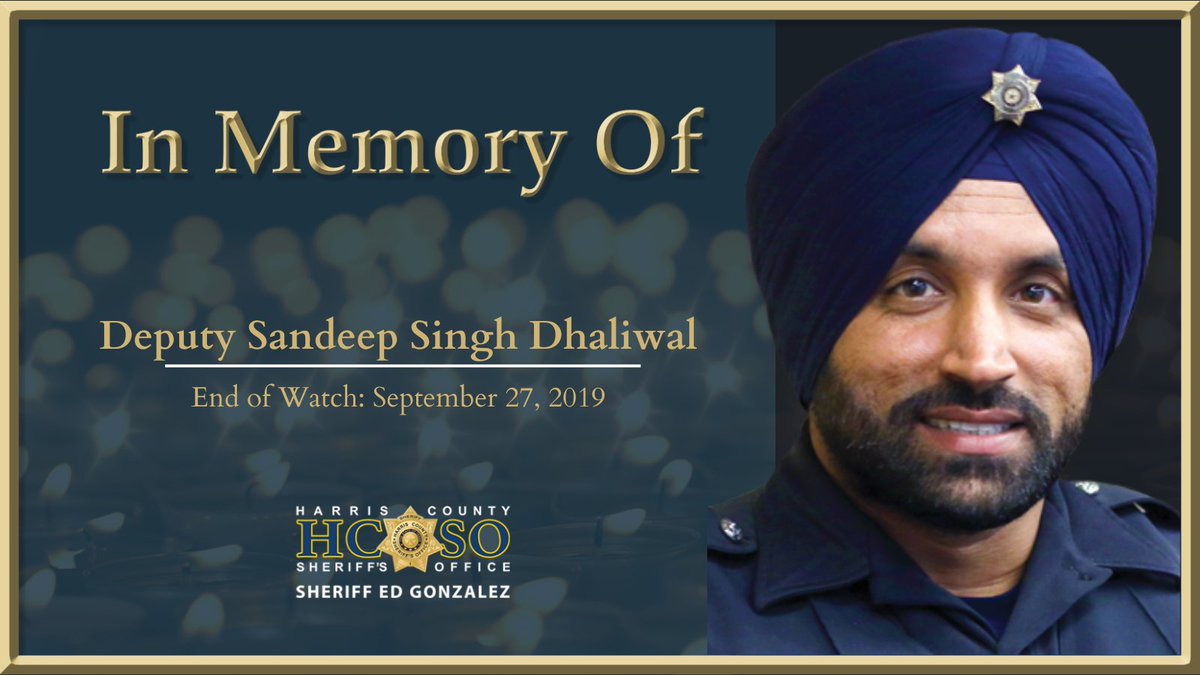 On September 27, 2019, Deputy Sandeep Dhaliwal was fatally shot during a traffic stop. He was known for his sense of humor and ability to make personal connections with his fellow deputies and the community he served. Gone but never forgotten.