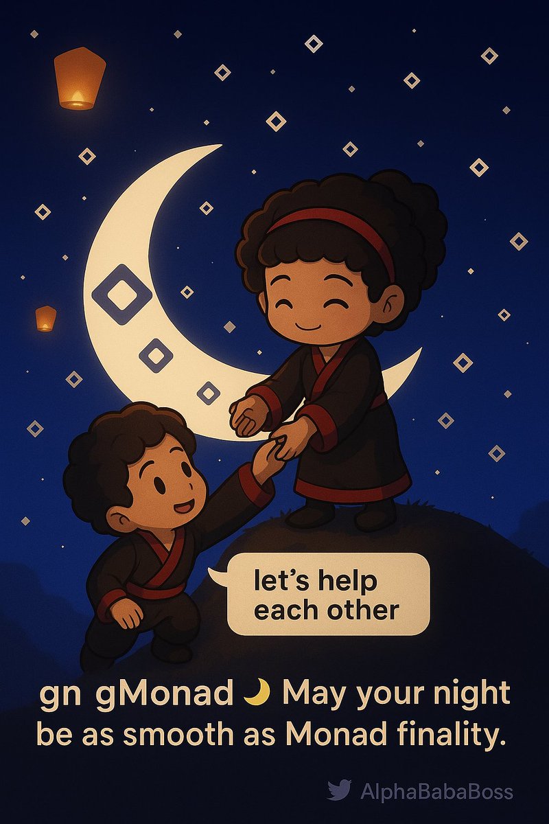 💜 gn gMonad 🌌
Finality locked. 
Monad rising.

Say it back

gn gn