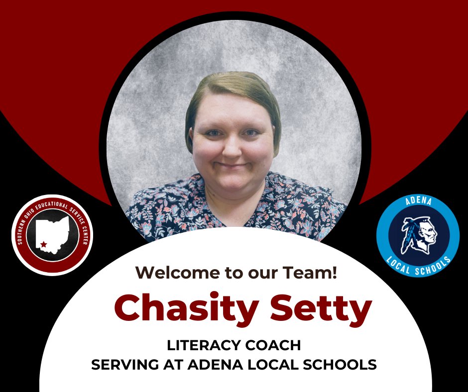 🌟 #WelcomeWednesday 🌟 Join us in welcoming Chasity Setty to the SOESC team! 💛

With 14 years in education, Chasity is passionate about helping students grow and reach their full potential. She’ll be serving at Adena Local Schools. 🙌

#SOESC #AdenaLocalSchools #StudentSuccess