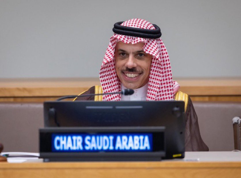 وزير الخارجية السعودي في الأمم المتحدة قبل قليل 

—-
❤️🇸🇦