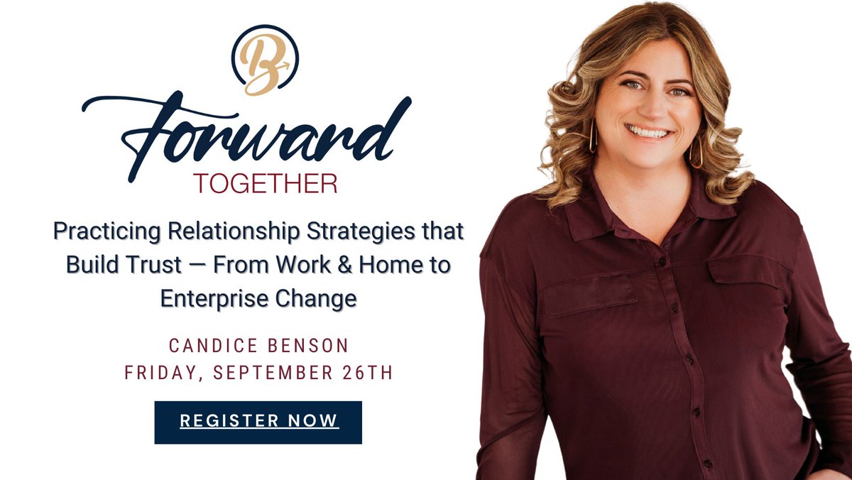 ✨ Last call! Only a few seats left for Forward Together Conference this Friday!

Career. Courage. Clarity. Community. 💡
I’ll be co-hosting + speaking on building trust through change.
📅 Sept 26 | Manchester Country Club
🔗 lnkd.in/eAVcNHa4

#ForwardTogether #Leadership
