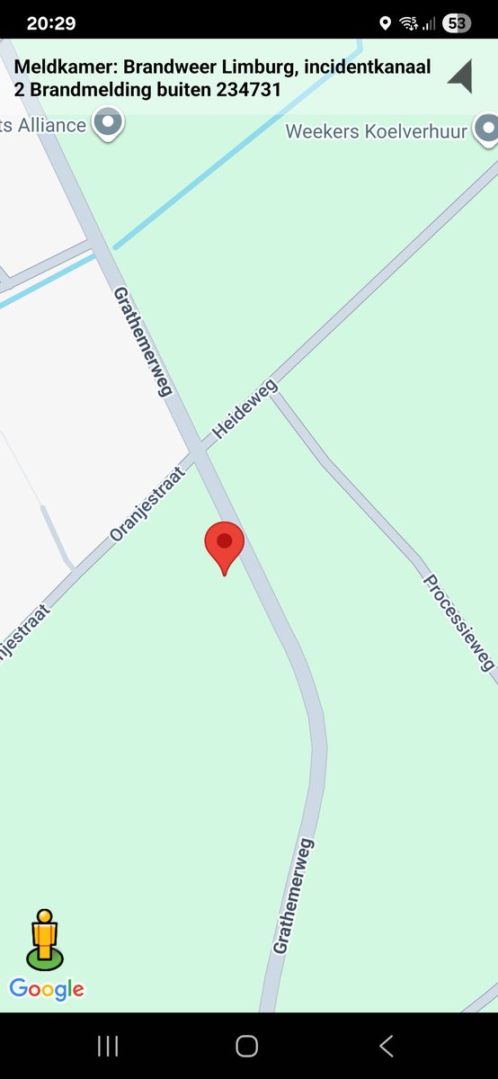 Brandmelding Buiten - Kelpen-Oler