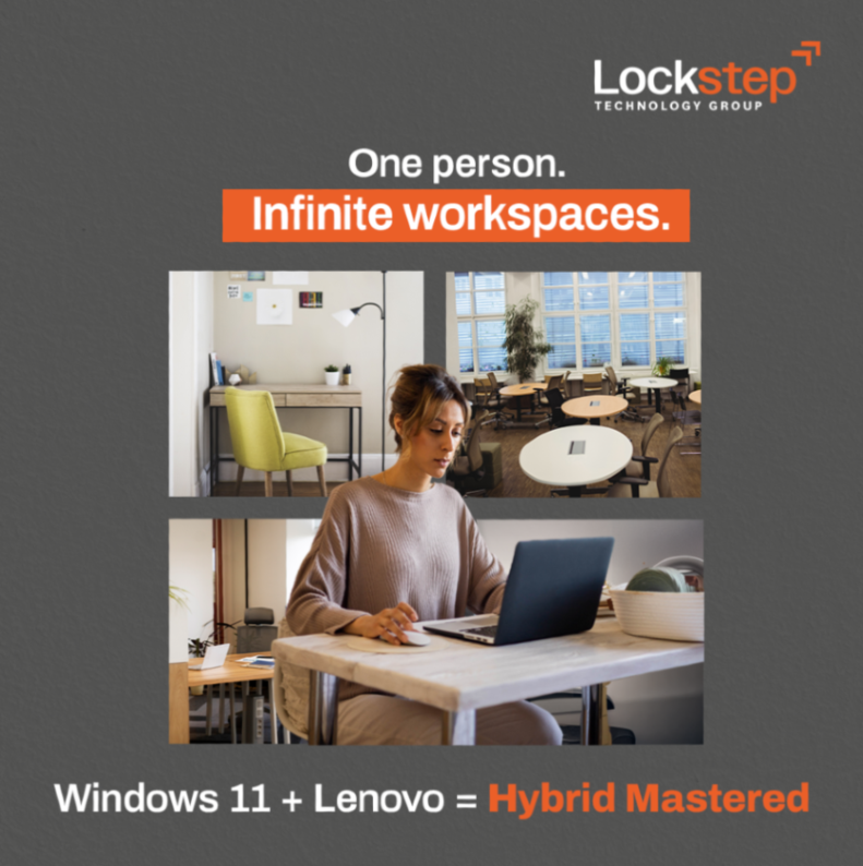 Hybrid work = 🔒 more security threats, ⚡ productivity gaps &amp; 💼 device chaos.

Windows 11 + Lenovo keep teams secure, connected &amp; productive. Lockstep makes the move seamless.

👉 lockstepgroup.com/windows-10-end…

#Windows11 #HybridWork