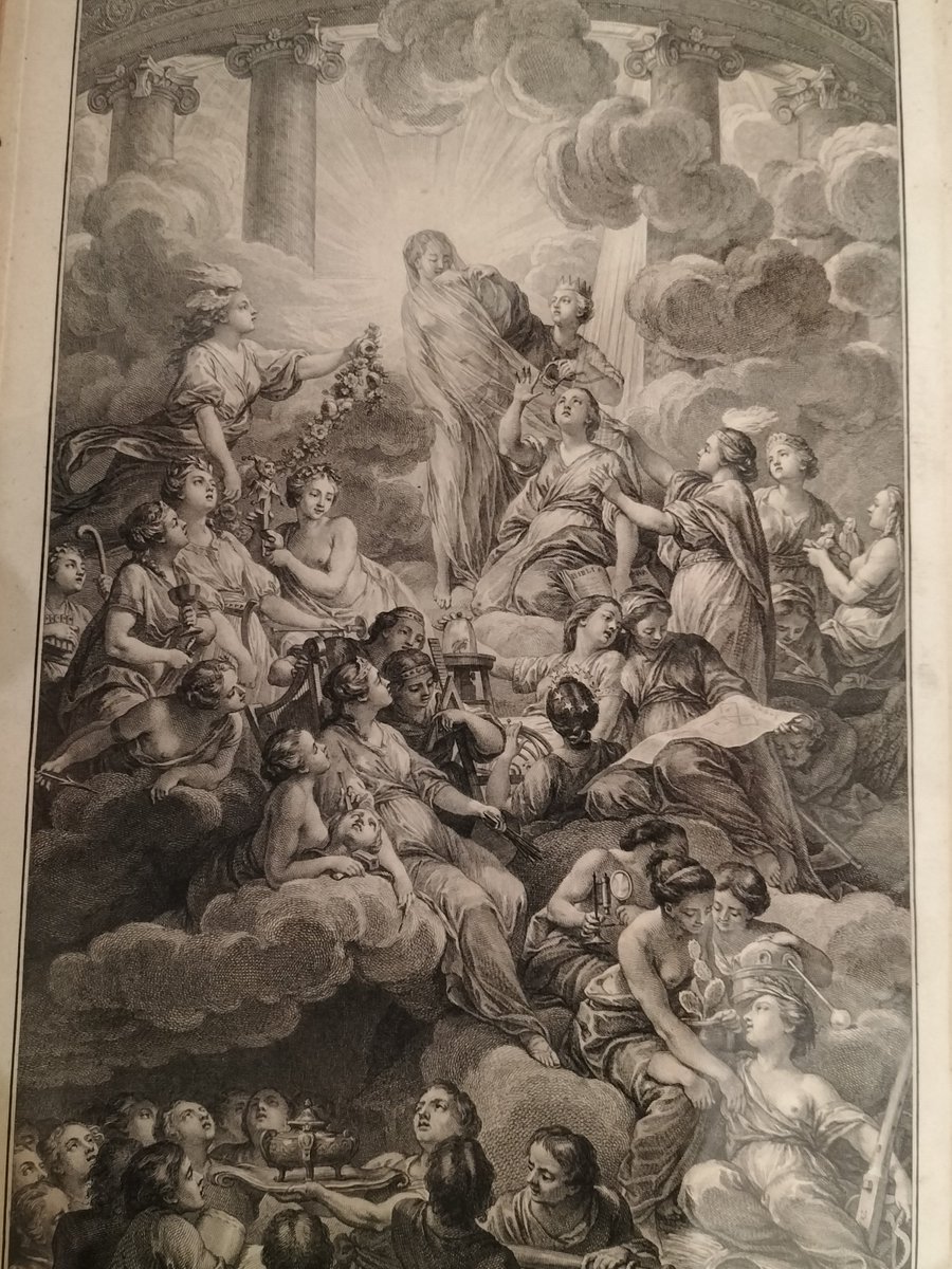 Frontispicio de la Enciclopedia de Diderot y D'alambert.Segundo tercio del s. XVIII.Nicolás Cochin.
Composición barroca.
Alegoría de
La Verdad,acompañada de la Razón,Filosofía,Teología, Historia,Física,Geometría, Música,Poesía...
Una joya en la Catedral de #Burgos #historia #arte
