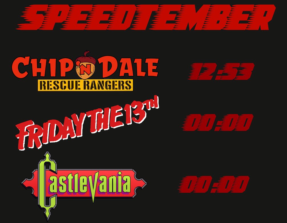 Our CnD run was quickly approved! First time beating the game last stream and attempting runs!  Two more games to round out Speedtember! twitch.tv/sconebonevideo