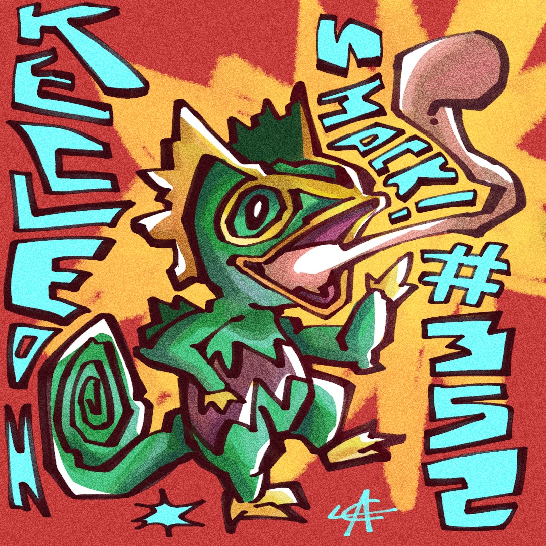 CarloAlban80343's tweet image. My boy kecleon💚 #Pokemon #kecleon #CLIPSTUDIOPAINT