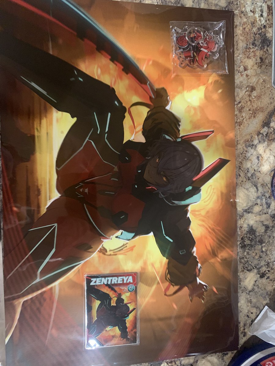 Thank you <a href="/NovelHorizons/">Novel Horizons</a> for the amazing Zentreya merch (idk why my phone can’t take side way pictures anymore)