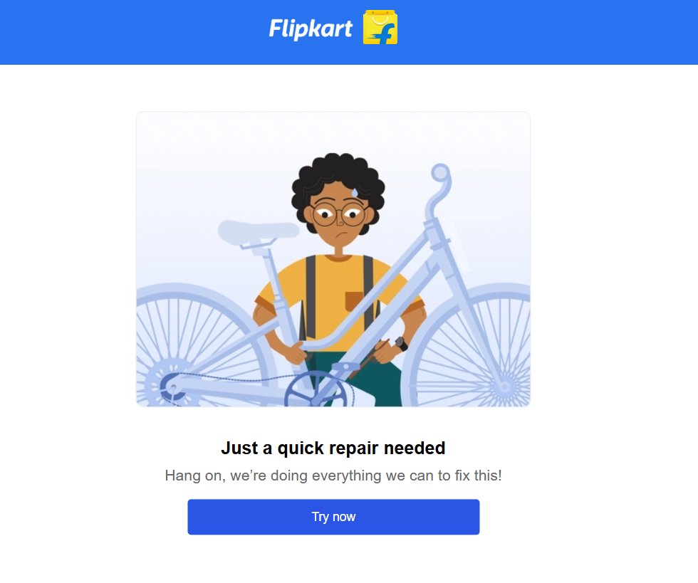 bhardwajkushal3's tweet image. 🚨 Flipkart really said Big Billion Crash instead of Big Billion Day 💥 App down #Flipkart #BigBillionDays #ServerDown