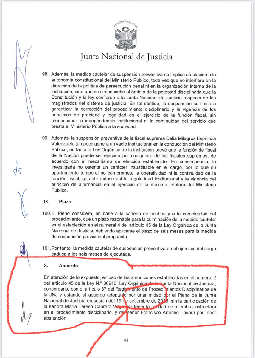 cparedesr's tweet photo. Ay, Laurita, repites como lorito lo que especula Sin Fuentes a 9500 km de Lima. Su ignorancia jurídica supina la contagia a todo el ecosistema desinformador caviar. Lee la resolución, completa. Acá está la pagina 41, dice UNANIMIDAD. Pensé que ya habías dejado de ser Mula. https://t.co/HeHRH5KlGf