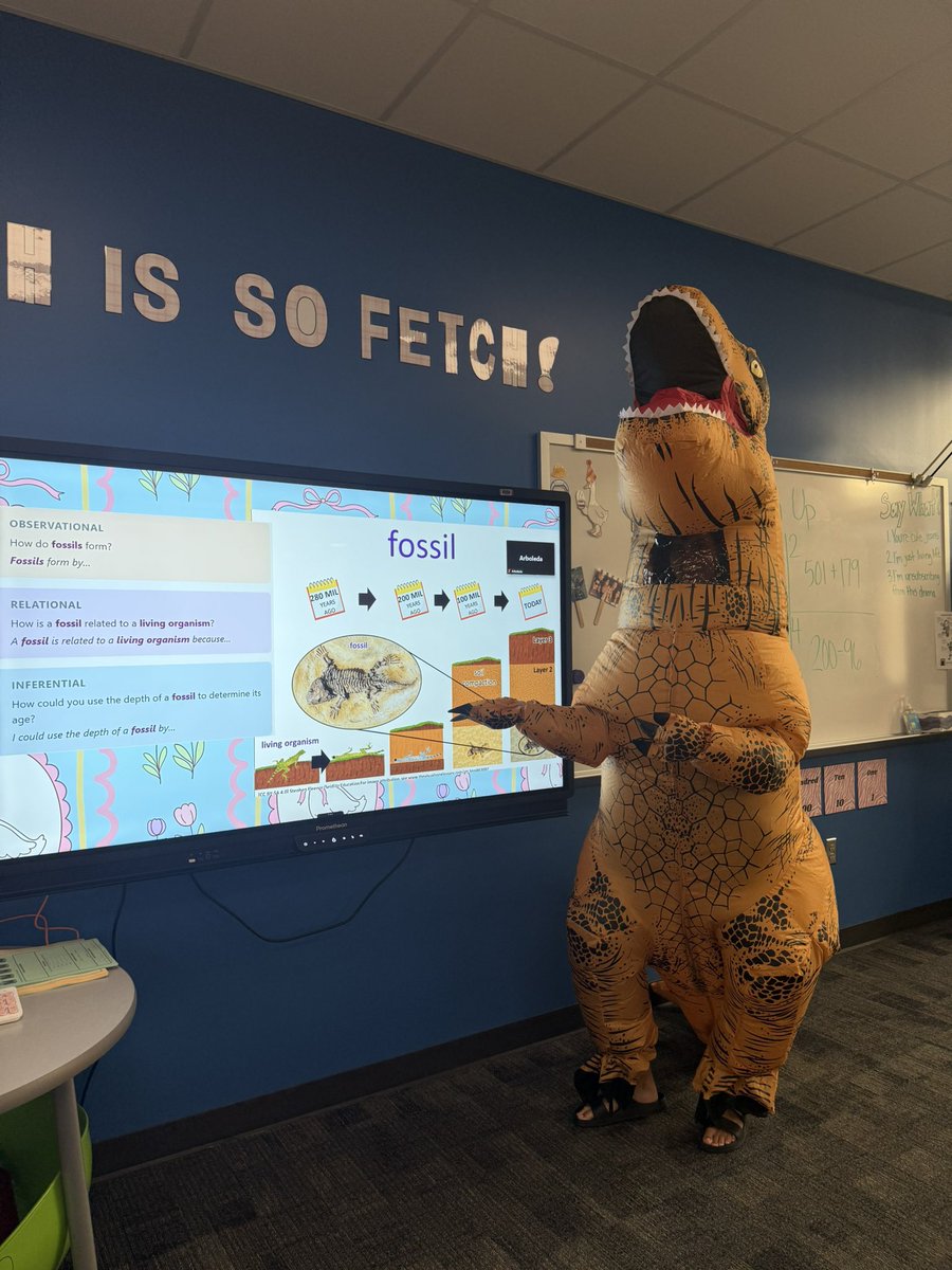 Learning about fossils today was rawrsome <a href="/BrosnahanES/">Brosnahan Elementary</a>