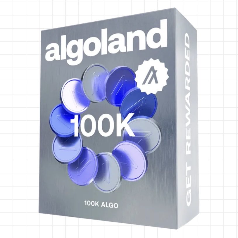 Win some sweet prizes, like 100K Algo or an eBike. Haven’t tried Algorand before? Now’s a great time to check it out. 

algoland.co/?referralCode=…

#XRP #Solana #Algorand #CryptoGiveaway #Airdrop #CryptoRewards #Cardano