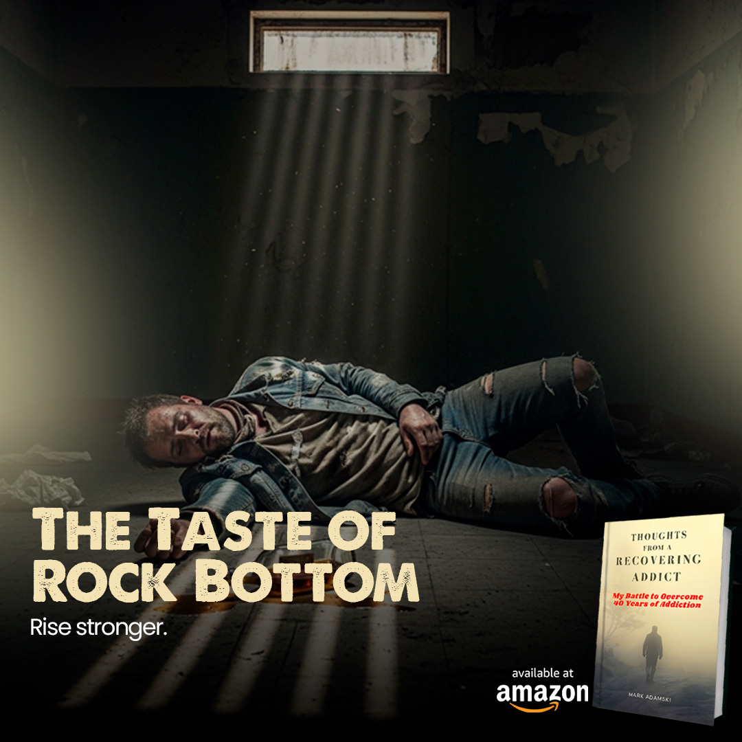 markadamski's tweet image. There’s a silence at rock bottom that echoes louder than any scream. Lying there feels like the end, but in reality, it’s a beginning.

#RiseStronger #OvercomeAddiction #NewBeginnings #RecoveryIsPossible #MentalStrength #HopeForTomorrow #LifeAfterAddiction #HealingJourney