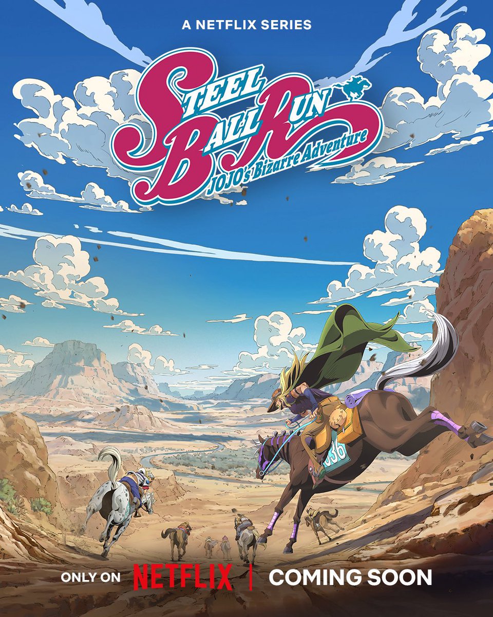 New information of JoJo's Bizarre Adventure STEEL BALL RUN Anime will be revealed tomorrow! 

✨More: jojo-portal.com