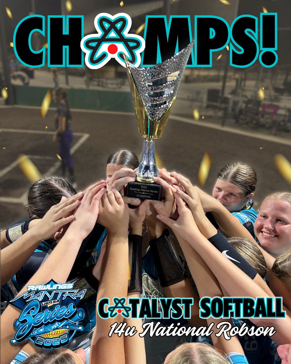 CatalystSB_'s tweet image. 𝑼𝑵𝑫𝑬𝑭𝑬𝑨𝑻𝑬𝑫. 𝑪𝑯𝑨𝑴𝑷𝑺.

14U Catalyst National Robson goes 6-0 at the Rawlings Mantra Series, outscoring opponents 46-1 with 3 no-hitters &amp;amp; a .479 team avg 👊

🌟 Mya Gullickson: .882, 15H, 11R
💣 Bentley Marcyes: .636, 2.121 OPS, HR
🔥 Nicewanner &amp;amp; Rosenau: 0.00 ERA