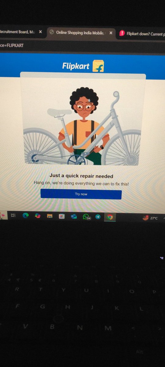 bgl_jk's tweet photo. #BBDwithBuyHatke #BBD2025 flipkart crashed https://t.co/huaTH5p1LZ
