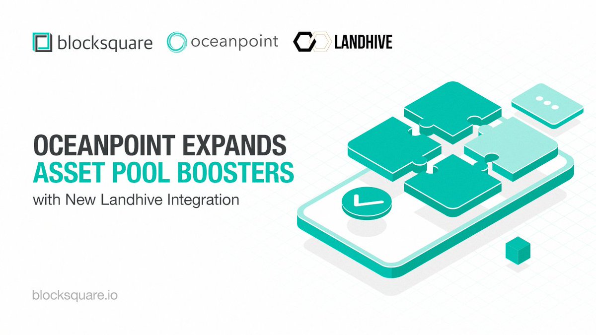 Abiaclemz's tweet image. One of the updates that really made me more bullish on $BST of @blocksquare_io was the expansion of #Oceanpoint Asset Pool Boosters with Landhive in Switzerland. 

It gave BSPT holders two strong options, earn stablecoin yield from tokenized real estate or stake BSPT to collect