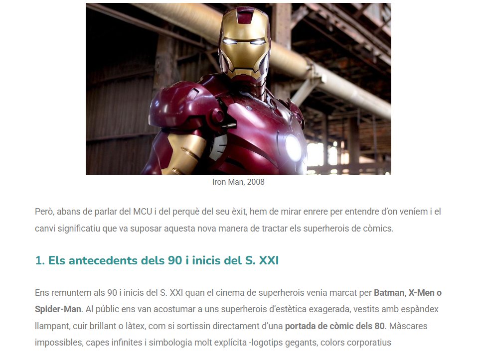 davedarck's tweet photo. 🦸 MCU: El pes del llegat i la promesa del futur

ℹ️Després d'una dècada d'èxits i una etapa de turbulències creatives, Marvel es troba davant del seu repte més gran.

Article exclusiu pels més lectors
⬇️⬇️⬇️
https://t.co/XgYXoEbXj9

🥰 Fes-te mecenes per només 2€ al mes https://t.co/JxkObFzzFU
