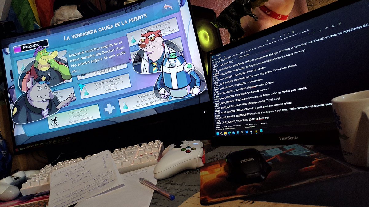 Ursus Horríbilis ᅠ (@ursus2018) on Twitter photo Adaptando el texto de uno de los episodios más complejos. Es una tonelada de trabajo xD 🐊👊💥📝
SPA➡️LAT
<a href="/COWCATGames/">BROK THE BRAWL BAR 🐊 🥊</a> Adaptando el texto de uno de los episodios más complejos. Es una tonelada de trabajo xD 🐊👊💥📝
SPA➡️LAT
<a href="/COWCATGames/">BROK THE BRAWL BAR 🐊 🥊</a>