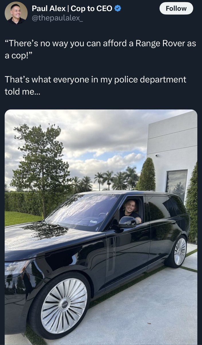 Magic_Max98's tweet image. “In my easy step by step plan, YOU too can have financial freedom as a police officer”

Step 1: take bribes 
Step 2: