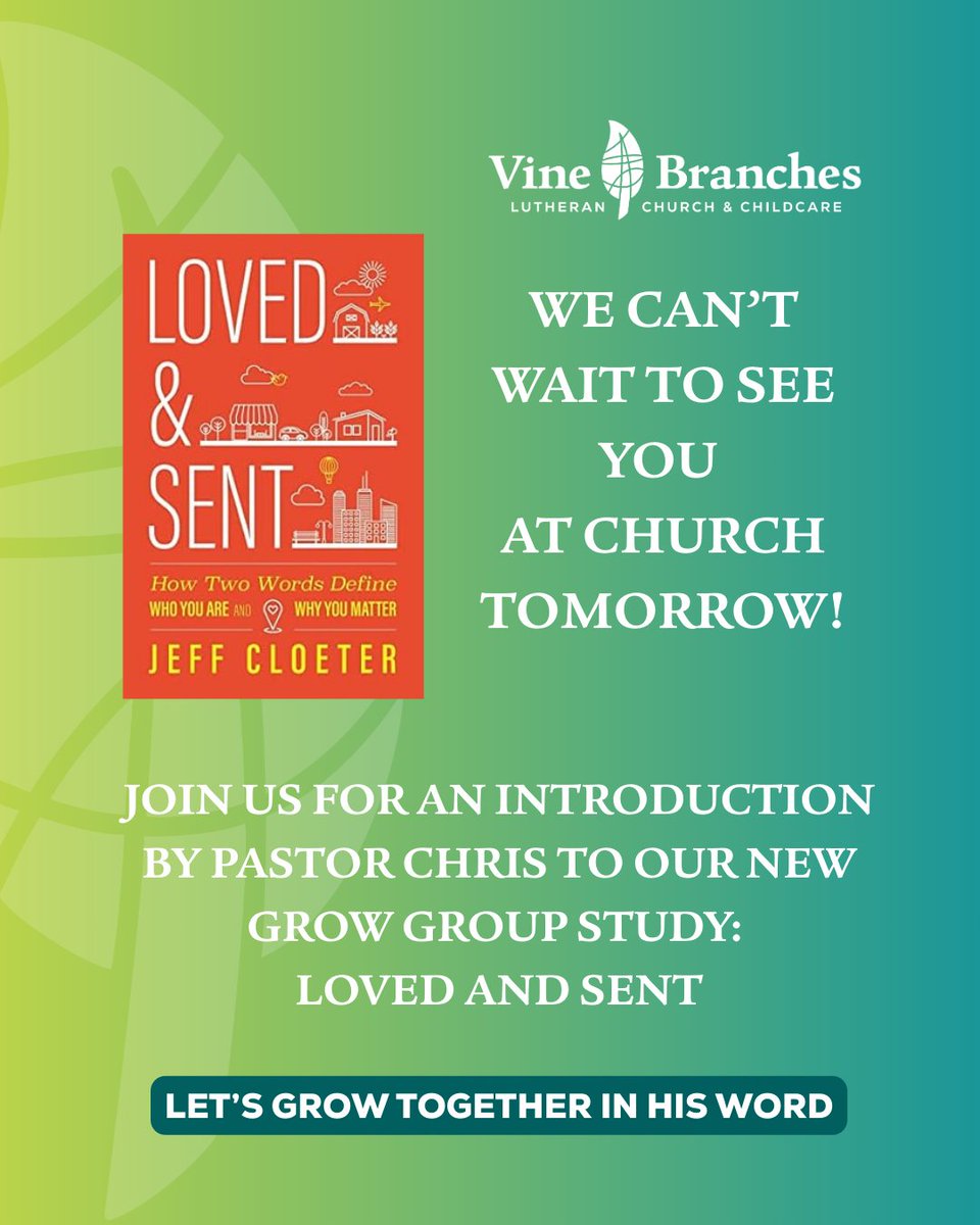 Vine_BranchesLC's tweet image. 😇Worship 8:30(traditional) and 10:30
📖 Sunday Spark and Adult Bible Study at 9:30am
🌼Childcare provided starting at 9:30am

Haven’t joined a Grow Group yet? It’s not too late! Visit vineandbranches.com/events to see all group meeting times or for more information.
#vablc