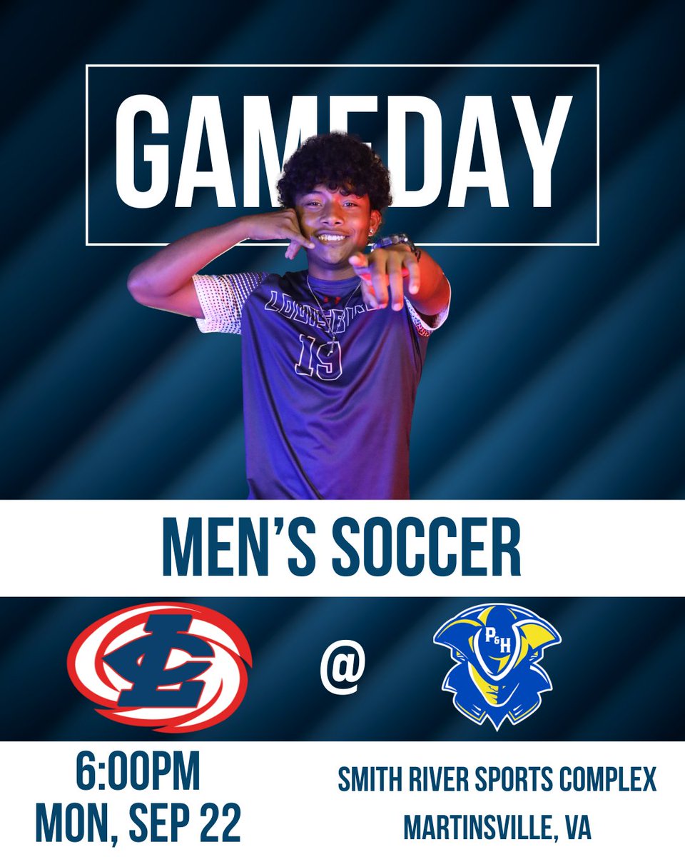 ⚽ GAMEDAY ⚽

Louisburg College at Patrick &amp; Henry CC (Conference)
📍 Martinsville, VA
🕒 Sep 22 | 6:00 PM
