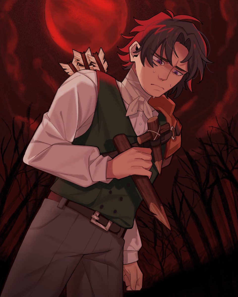 constellorion_'s tweet image. // vampires smp spoilers (avid lore)

the blood on your hands 

#vampiressmp #avidmcfanart [original version in thread]