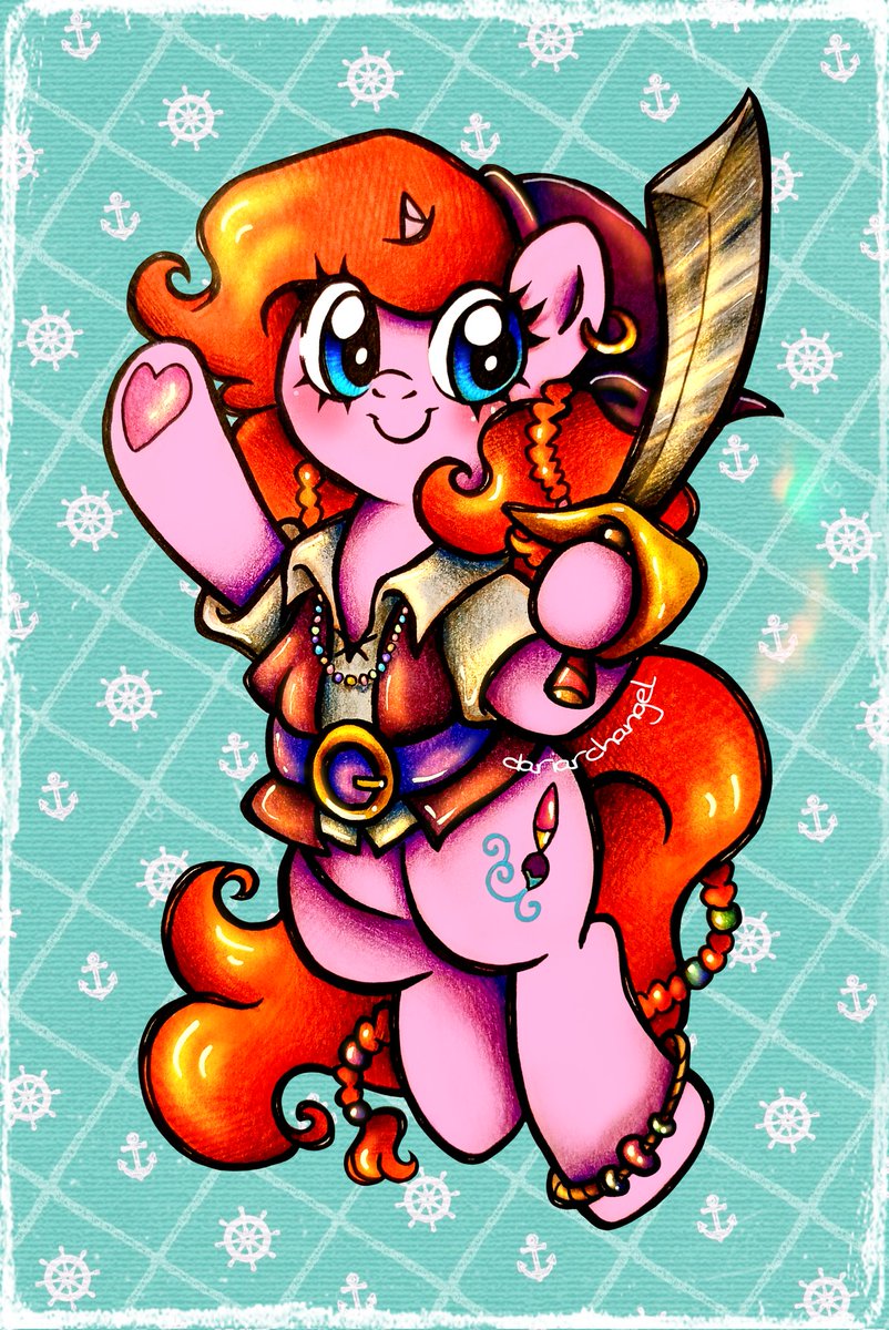 little funny pirate pony 💕
