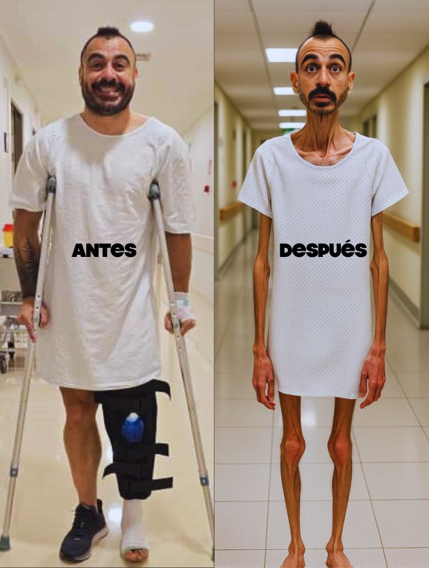 5 días en el hospital, por fin la cagué! Precioso niño de 5KG, y no sabéis lo feliz que estoy después de una operación y sin salir de la habitación en el momento de sacar  peso. 
En esta recuperación, cada  noticia será celebrada como una gran victoria, aunque sea 'una mierda' 💩