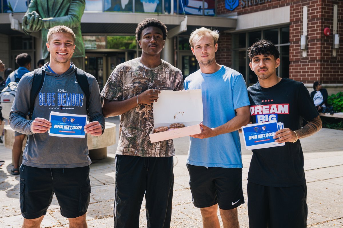 DePaulMSOC's tweet image. Had to let folks know that we&apos;re back at Wish Field tomorrow! 

The Blue Demons host Bowling Green in Lincoln Park at 2pm.