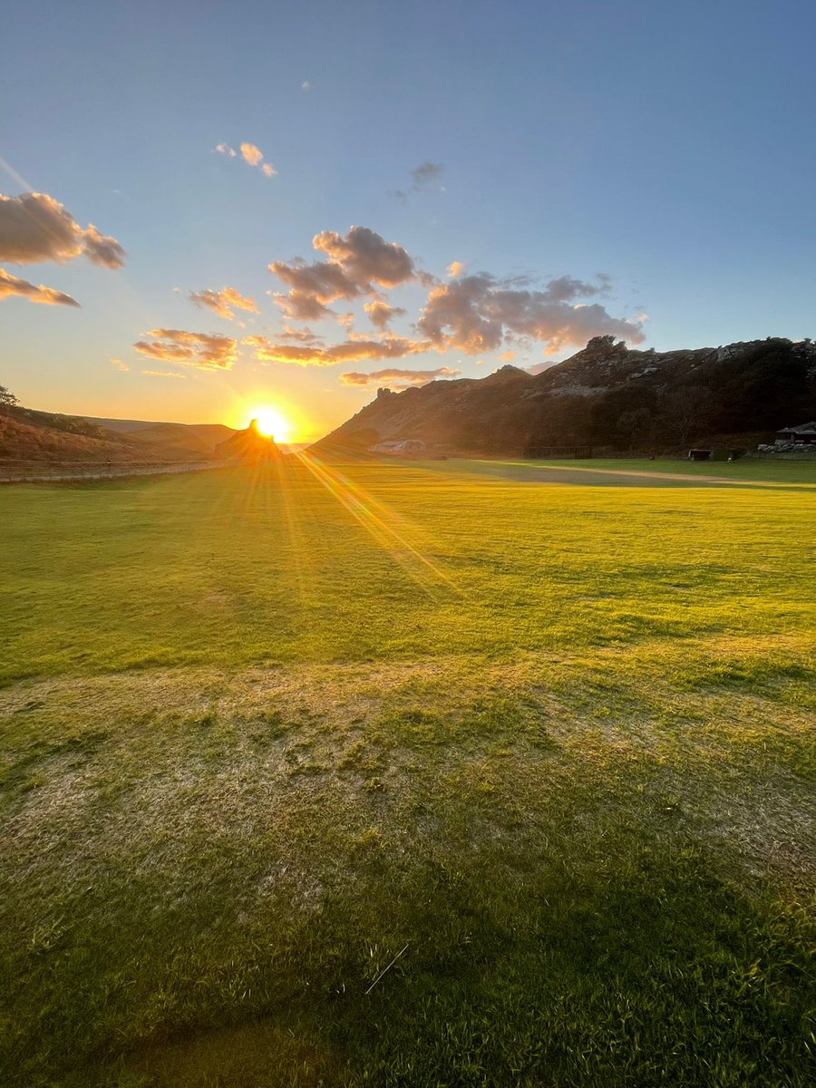 A wonderful end to the day in the Valley.