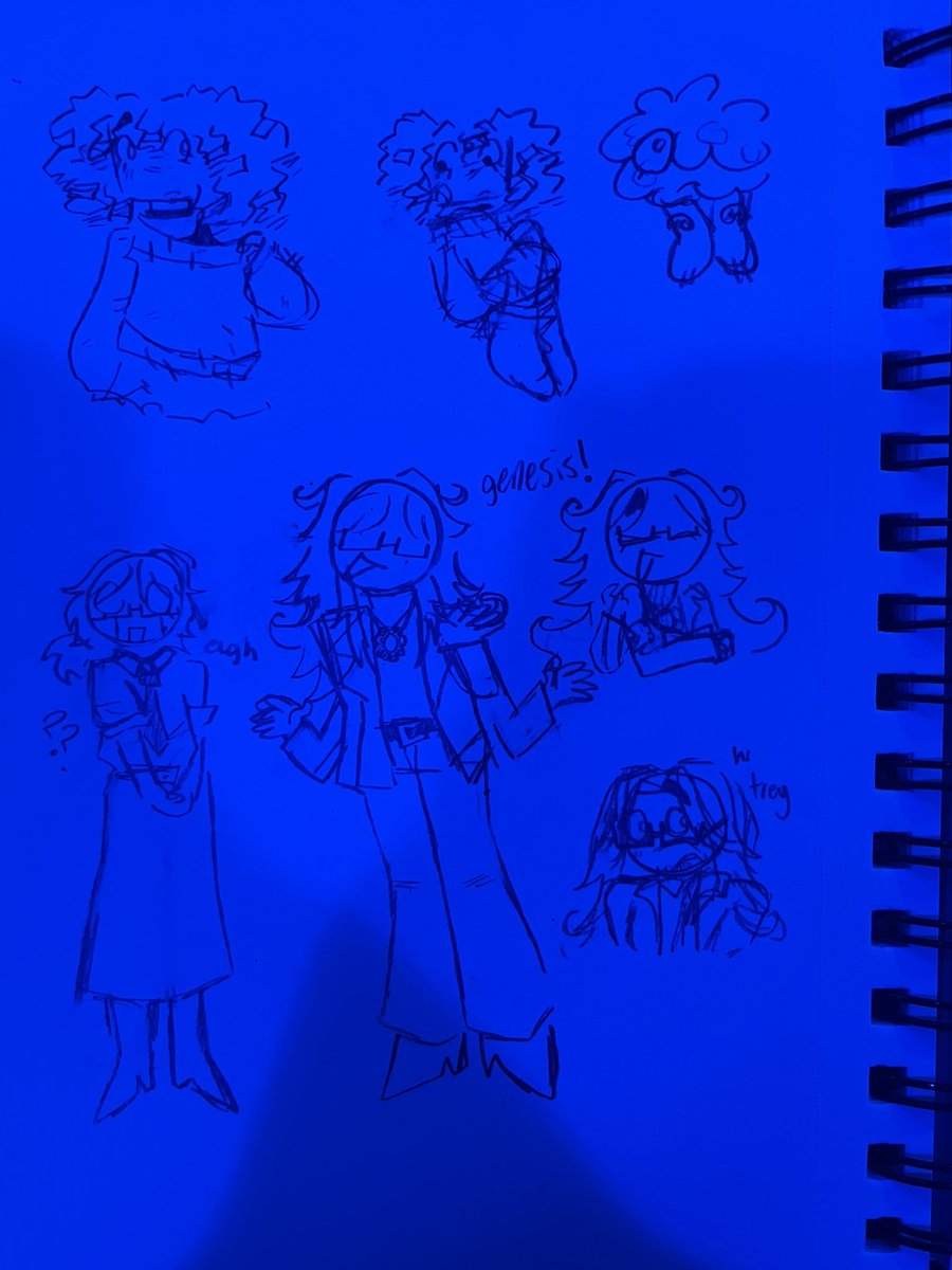 ufologiistt's tweet photo. doodles, the genesis designs are from when i was banished to no internet so i didnt see genesis get a design description #anarchyisleosc https://t.co/0I89EilTlj