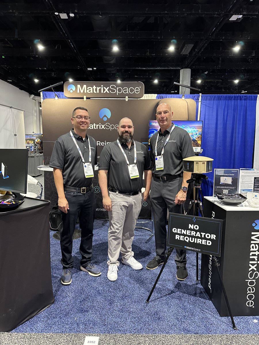 MatrixSpaceAI's tweet image. We’re out at a number of important shows this fall. Let’s meet!

Oct. 13-15 – @AUSAorg, DC - #1939
Oct. 18-21 - @TheIACP, Denver, CO – #2218
Nov. 6 - @AUVSINewEngland, Burlington, MA
Dec. 9-11 – @AOCrows (AOC) Symposium – National Harbor, MD

#sensorfusion #AIsensing