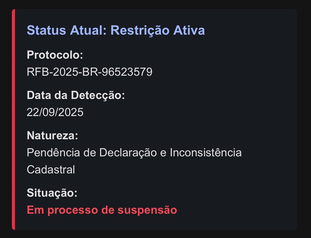 Suspenderão meu CPF