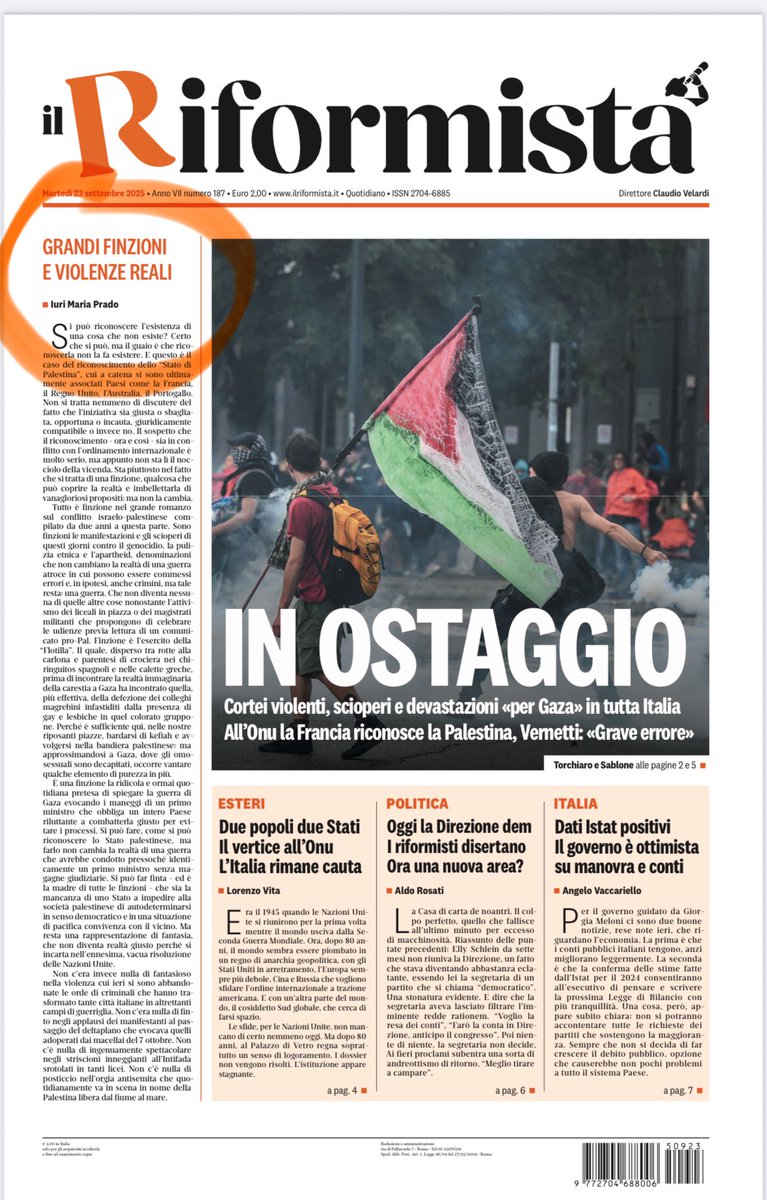 Su ⁦<a href="/ilriformista/">Il Riformista</a>⁩ di domani.