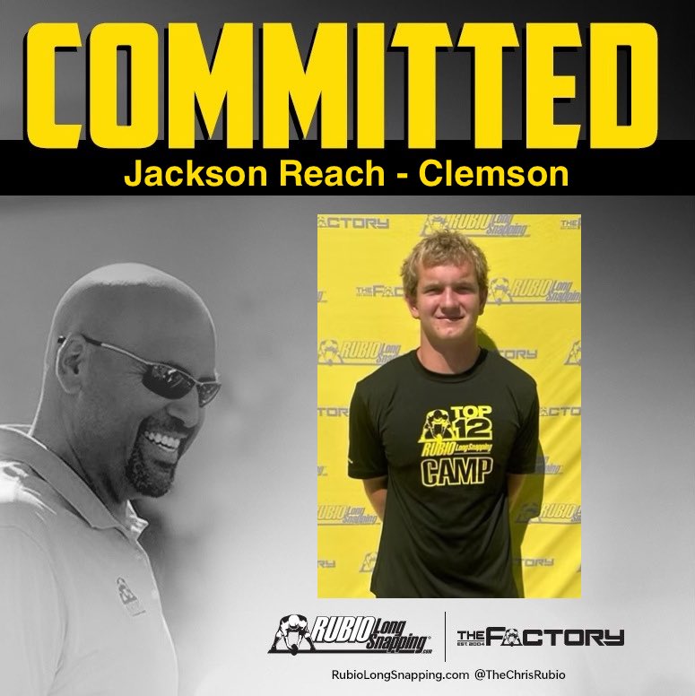 SHOWTIME!!!

TOP 12 Rubio Long Snapper &amp; Polynesian Bowl athlete Jackson Reach (CA, 2026) has committed to….

rubiolongsnapping.com/player-ranking…

#RubioFamily | #ToeTheLine