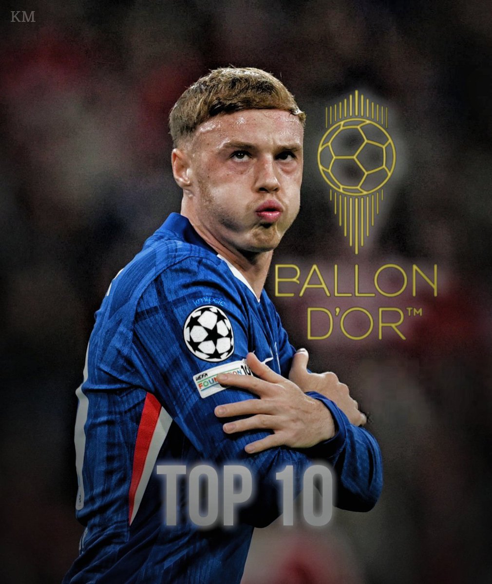 Cole Palmer in the Top 10 of the Ballon d'Or in his worst season is INSANE.