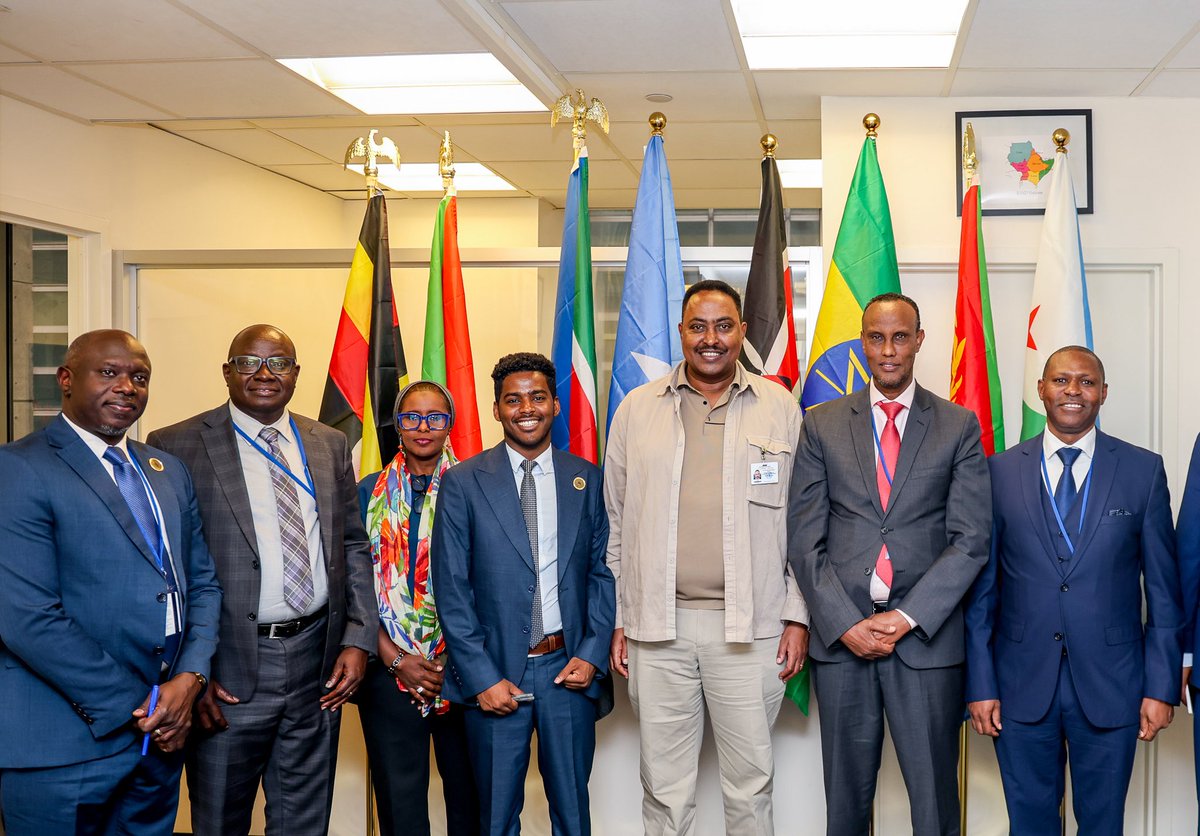 IGAD Secretariat (@igadsecretariat) on Twitter photo #IGADatUNGA80
The IGAD delegation, led by Executive Secretary H.E. <a href="/DrWorkneh/">Dr Workneh Gebeyehu</a>, today convened at the newly opened office of the IGAD Permanent Observer Mission to the United Nations.
During the mission debrief, the Executive Secretary emphasized the importance of enhanced #IGADatUNGA80
The IGAD delegation, led by Executive Secretary H.E. <a href="/DrWorkneh/">Dr Workneh Gebeyehu</a>, today convened at the newly opened office of the IGAD Permanent Observer Mission to the United Nations.
During the mission debrief, the Executive Secretary emphasized the importance of enhanced