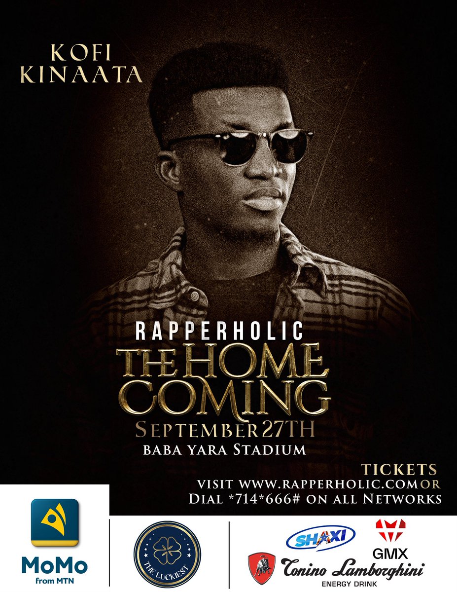 This Saturday yi ankasa Kumasi bɛyɛ butubutu 🔥🔥 #RapperholicTheHomecoming
