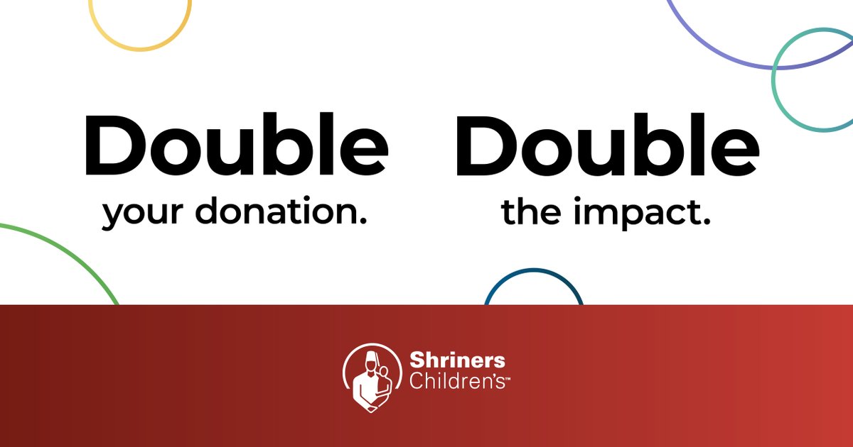 shrinershosp's tweet photo. Employers are giving back to Shriners Children’s for #31DaystoAmaze! You can be a part of our campaign by making sure your employer or business is a part of our Matching Gifts Program. Visit https://t.co/fYm07QXeDv to see if your company is a match and double your donation! https://t.co/SiKPTBavIA
