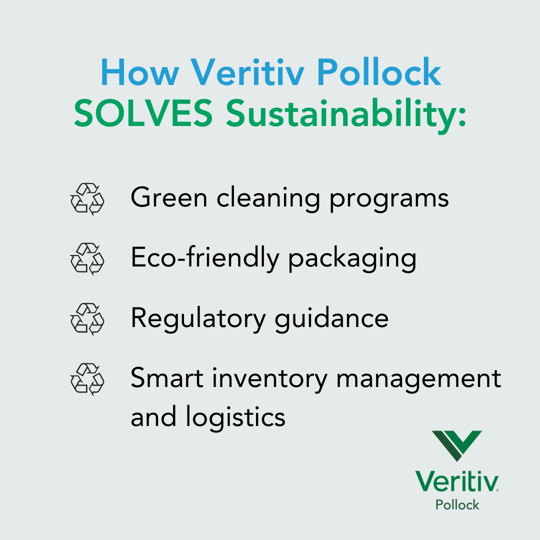 Surely you’ve heard that sustainability is the way of the future—but it’s actually the way of today.

Here’s how we help businesses be more sustainable:
♻️ Green cleaning programs
♻️ Eco-friendly packaging designs
♻️ Regulatory guidance
♻️ Smart inventory management and logistics