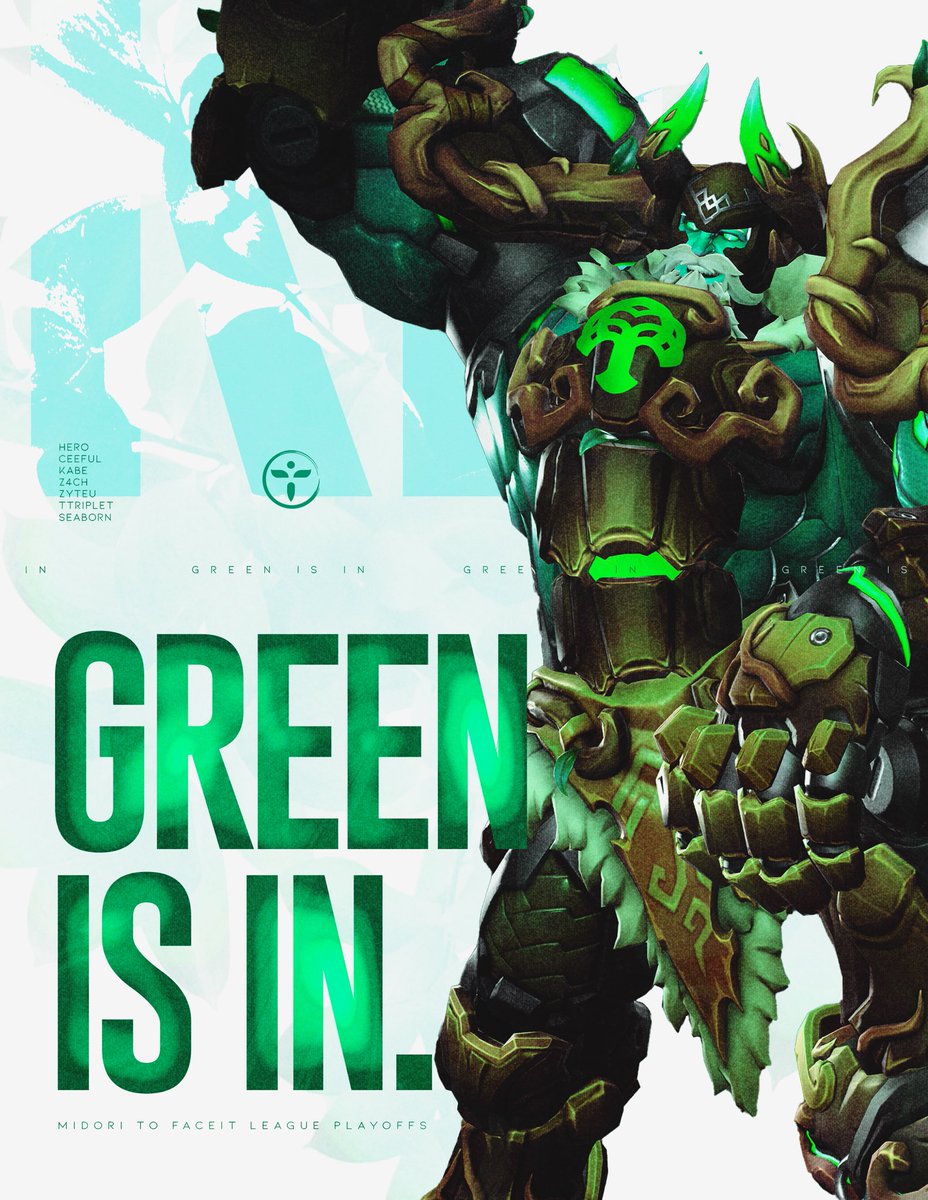 ShikigamiGGs's tweet image. Green season is in action 🍃

⌈ #SUMMONED | @FACEIT_OW ⌉