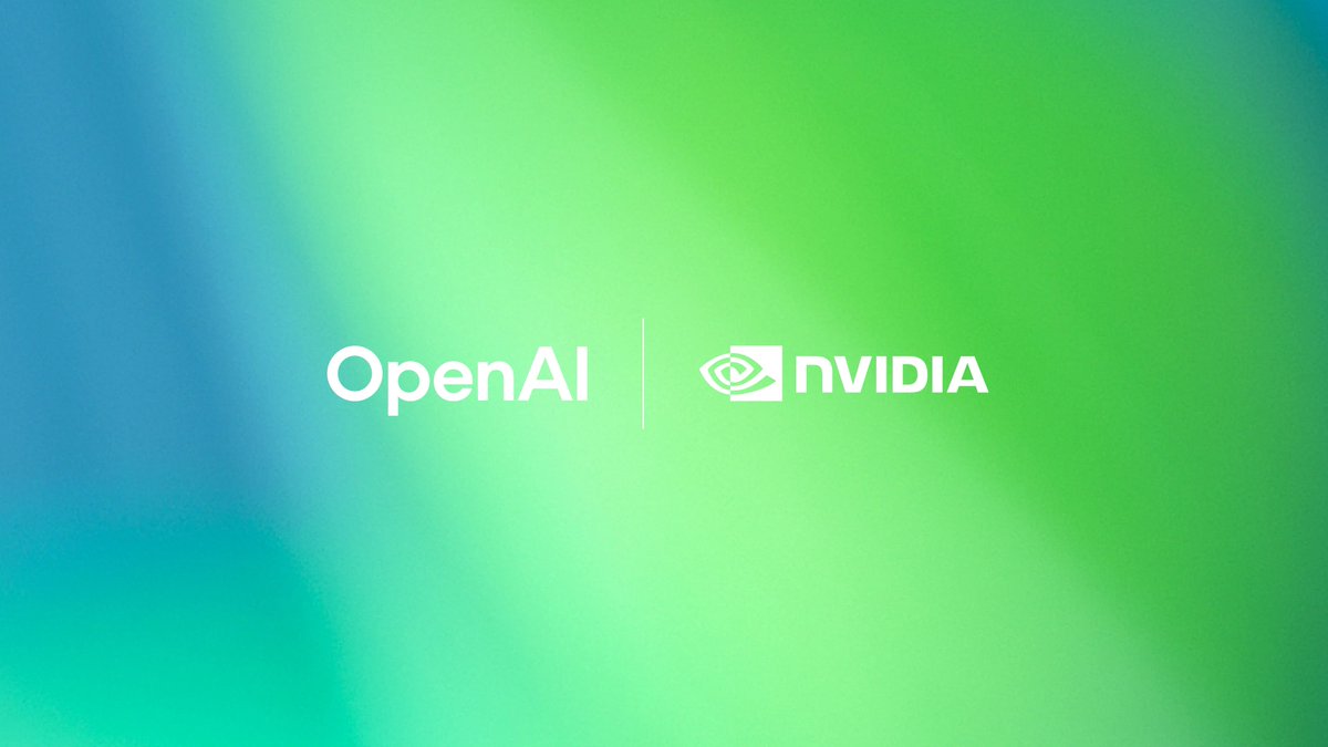 aaditsh's tweet image. 🚨 BREAKING: NVIDIA just announced a $100B partnership with OpenAI

The deal:

1/ OpenAI will build 10 gigawatts of AI datacenters powered by NVIDIA GPUs (representing millions of chips for its next-gen models)

2/ NVIDIA will invest up to $100B into OpenAI, tied to each gigawatt…