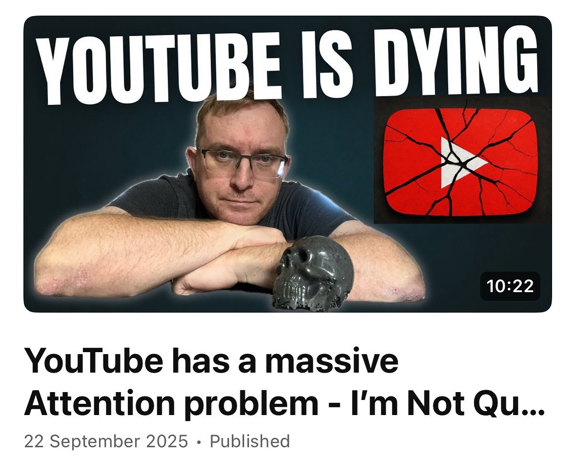 EnglishSeller's tweet image. I would really appreciate if you go check out my latest video on YouTube on how long form video views have been declining for the last few months and why I think it’s happening. #youtube #viewcount #creatorproblems